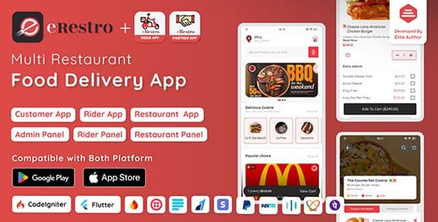eRestro — Multi Restaurant Marketplace